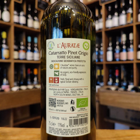 Italie – Auratae – Pinot Grigio – Blanc – 2024 – 75 cl
