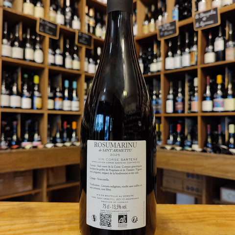 Sartène – Domaine Sant' Armettu –Rossu Marinu – 2025 – Rouge – 75 cl